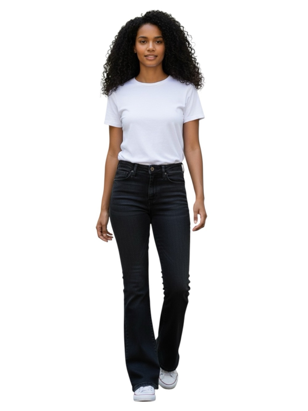 Mid Rise Bootcut Stretch Black Jeans NWT